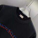 P75 MONCL* 蒙口* 2026春夏新款短袖T恤 定制纯棉字母logo 厚板 颜色：黑色 白色 深蓝 棕色 码数：S M L XL XXL