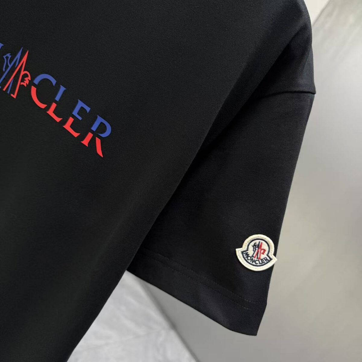 P75 MONCL* 蒙口* 2026春夏新款短袖T恤 定制纯棉字母logo 厚板 颜色：黑色 白色 深蓝 棕色 码数：S M L XL XXL