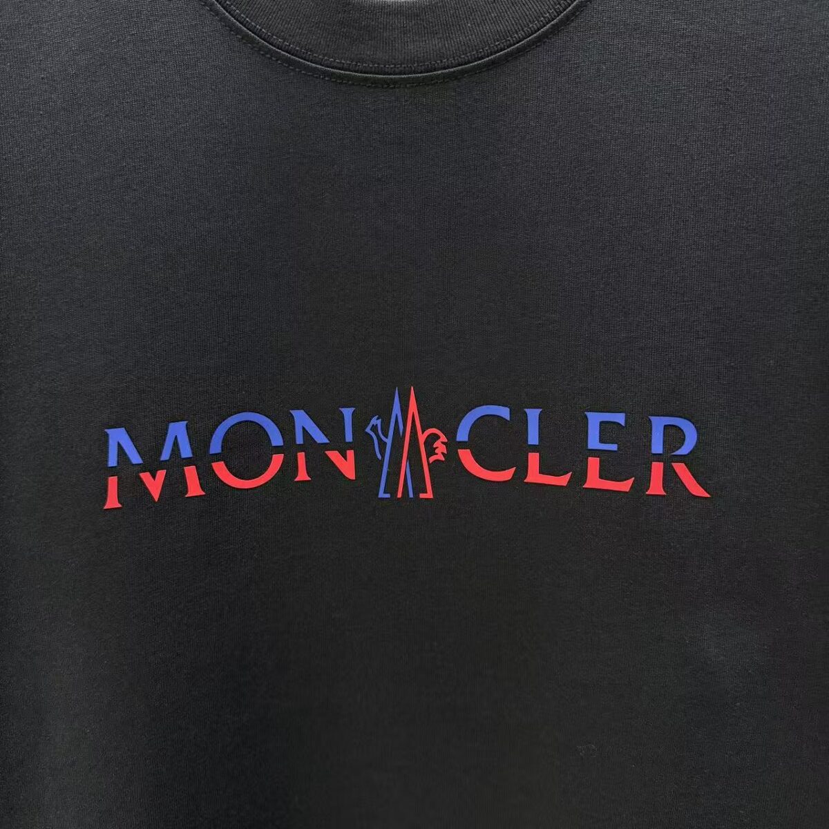 P75 MONCL* 蒙口* 2026春夏新款短袖T恤 定制纯棉字母logo 厚板 颜色：黑色 白色 深蓝 棕色 码数：S M L XL XXL