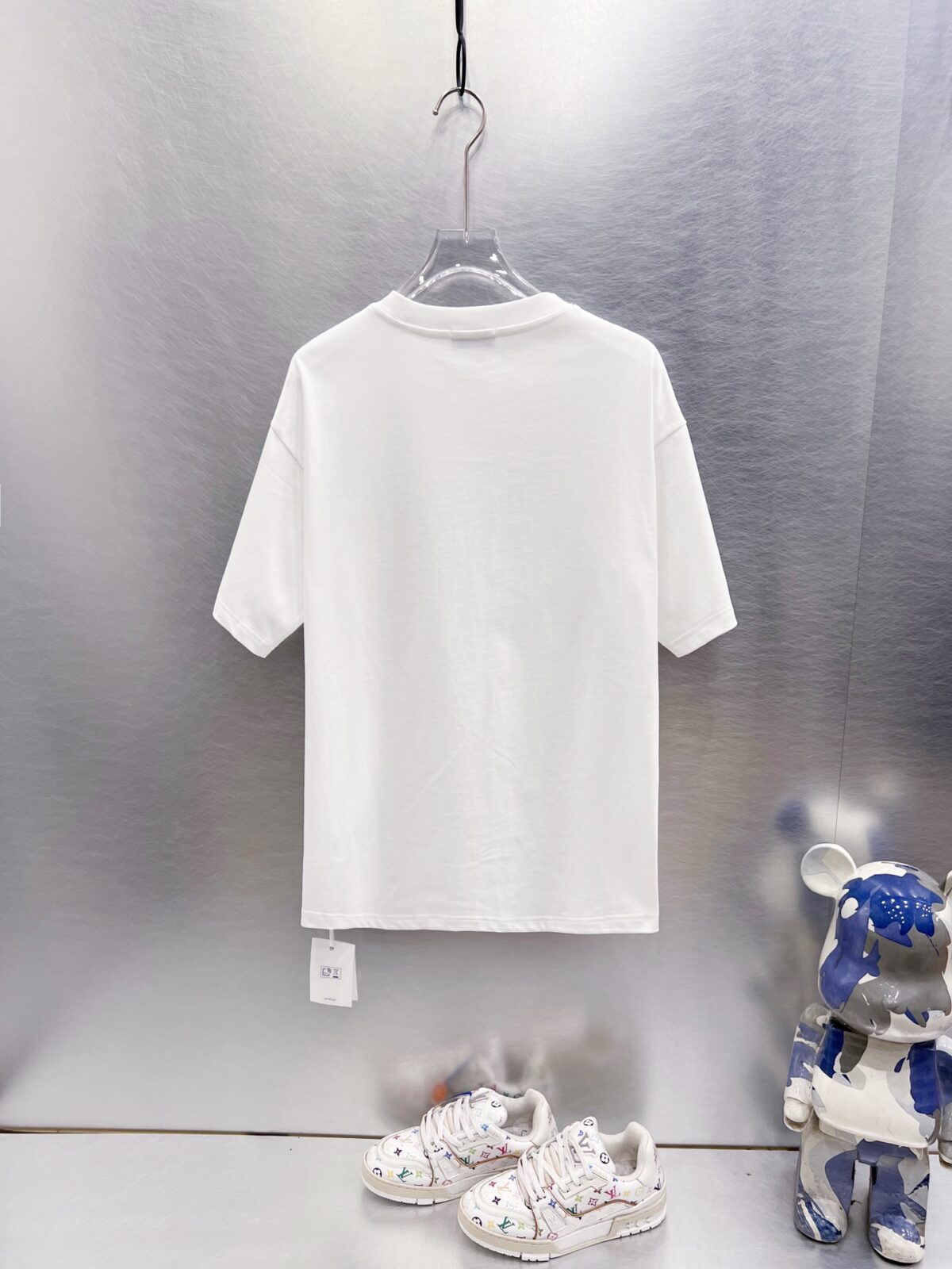P65 OFF-WHITE OW 银河涂鸦箭头短袖上新💫 蓝星空流线 Logo 设计，重磅纯棉宽松款，清爽百搭街头刚需款！ 颜色：黑色 白色 尺码：S M L XL