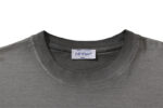 P75 OFF-WHITE纯棉280g洗水做旧双纱重磅渐变LOGO印花短袖T恤 做旧灰色 S M L XL