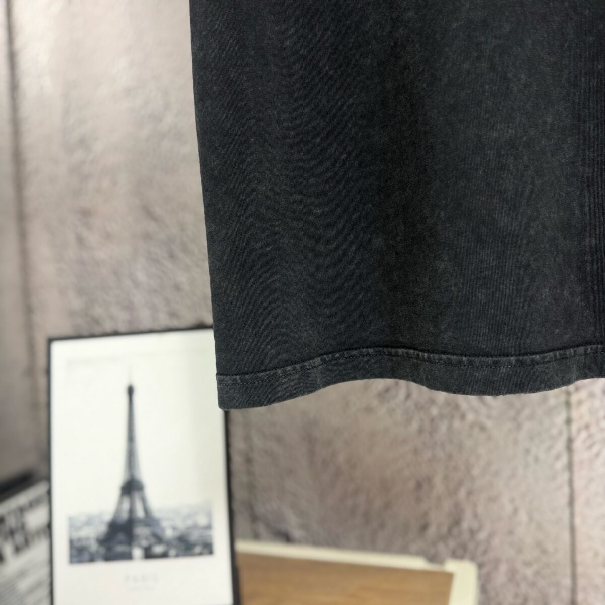 P75 《𝙉𝙚𝙬⚜️off》 2026春夏新款短袖T恤 32支275克双纱棉、做旧洗水炒雪花印花 颜色：咖绿色 紫色 灰色 黑色 码数：S M L XL XXL