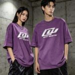 P75 《𝙉𝙚𝙬⚜️off》 2026春夏新款短袖T恤 32支275克双纱棉、做旧洗水炒雪花印花 颜色：咖绿色 紫色 灰色 黑色 码数：S M L XL XXL