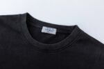P75 off white 25新款油画老人像洗水款短袖T恤 颜色：黑色 尺码：S M L XL