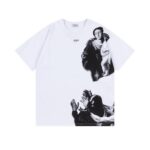 P75 off white新款宽松版短袖T恤 尺码：S M L XL 颜色：白色 洗水黑色