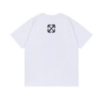 P75 off white新款宽松版短袖T恤 尺码：S M L XL 颜色：白色 洗水黑色