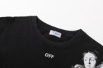P75 off white新款宽松版短袖T恤 尺码：S M L XL 颜色：白色 洗水黑色