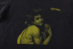 P75 off white新款宽松版短袖T恤 尺码：S M L XL 颜色：洗水黑色