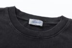 P75 off white 24n新款小恐龙洗水款短袖T恤 颜色：黑色 尺码：S M L XL