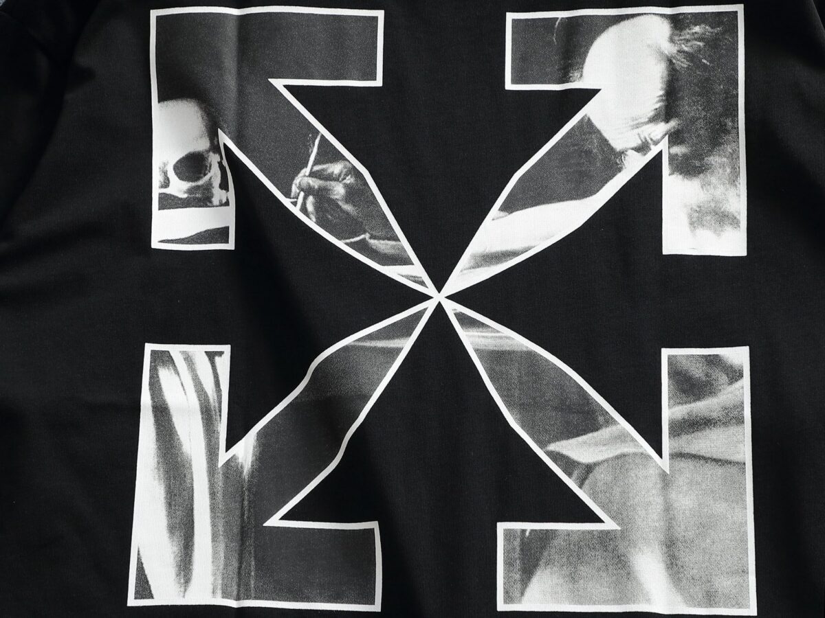 P75 OFF-WHITE 原版面料 官方同款 短袖T恤 定制 同缸染面料 手感非常舒服 春夏最新砖柜同步 时尚又个性 超级百搭好看 男女都非常合适 人手必备款 吊牌 领标 水洗麦 三标齐全 颜色: 黑白 尺码：XS~L