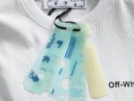 P75 OFF-WHITE 原版面料 官方同款 短袖T恤 定制 同缸染面料 手感非常舒服 春夏最新砖柜同步 时尚又个性 超级百搭好看 男女都非常合适 人手必备款 吊牌 领标 水洗麦 三标齐全 颜色: 黑白 尺码：XS~L