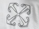 P75 OFF-WHITE 原版面料 官方同款 短袖T恤 定制 同缸染面料 手感非常舒服 春夏最新砖柜同步 时尚又个性 超级百搭好看 男女都非常合适 人手必备款 吊牌 领标 水洗麦 三标齐全 颜色: 黑白 尺码：XS~L