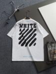 P75 OFF-WHITE 原版面料 官方同款 短袖T恤 定制 同缸染面料 手感非常舒服 春夏最新砖柜同步 时尚又个性 超级百搭好看 男女都非常合适 人手必备款 吊牌 领标 水洗麦 三标齐全 颜色: 黑白 尺码：XS~L