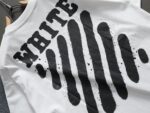 P75 OFF-WHITE 原版面料 官方同款 短袖T恤 定制 同缸染面料 手感非常舒服 春夏最新砖柜同步 时尚又个性 超级百搭好看 男女都非常合适 人手必备款 吊牌 领标 水洗麦 三标齐全 颜色: 黑白 尺码：XS~L