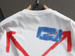 P75 OFF-WHITE 原版面料 官方同款 短袖T恤 定制 同缸染面料 手感非常舒服 春夏最新砖柜同步 时尚又个性 超级百搭好看 男女都非常合适 人手必备款 吊牌 领标 水洗麦 三标齐全 颜色: 黑白 尺码：XS~L