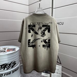 P80 OFF 2026春夏新款 洗水磨破320克圆领短袖tee 男女同款宽松版 颜色 :洗水深黑 洗水白 洗水灰 褐色 洗水红色 尺码 :S M L XL XXL 尺码： S （90-130斤） M （120-150斤） L （140-165斤） XL （160-180斤） XXL （180-210斤）