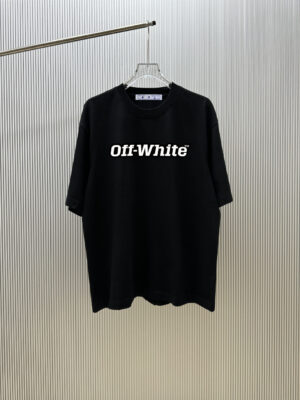 weigou_231311_0_ace8a33ab3 P75 (严控品质 ) 款式:off-white短袖T恤 面料:300克重双纱100%棉 罗纹:320克重索络纳1*1潮牌 工艺:洗水磨破印花 颜色:白 卡其 灰 黑 尺码:M—4XL 无性别区分 男女同款