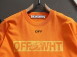 P75 OFF-WHITE 原版面料 官方同款 短袖T恤 定制 同缸染面料 手感非常舒服 春夏最新砖柜同步 时尚又个性 超级百搭好看 男女都非常合适 人手必备款 吊牌 领标 水洗麦 三标齐全 颜色: 黑白橙 尺码：XS~L