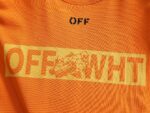 P75 OFF-WHITE 原版面料 官方同款 短袖T恤 定制 同缸染面料 手感非常舒服 春夏最新砖柜同步 时尚又个性 超级百搭好看 男女都非常合适 人手必备款 吊牌 领标 水洗麦 三标齐全 颜色: 黑白橙 尺码：XS~L