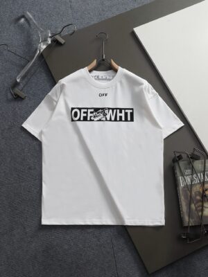 weigou_231881_0_8f0def3dc0 P75 OFF-WHITE 原版面料 官方同款 短袖T恤 定制 同缸染面料 手感非常舒服 春夏最新砖柜同步 时尚又个性 超级百搭好看 男女都非常合适 人手必备款 吊牌 领标 水洗麦 三标齐全 颜色: 黑白橙 尺码:XS~L