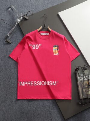 weigou_231982_0_ae60f2e27e P75 OFF-WHITE 月球背面🌕大LOGO 原版面料 官方同款 短袖T恤 定制 同缸染面料 手感非常舒服 春夏最新砖柜同步 时尚又个性 超级百搭好看 男女都非常合适 人手必备款 吊牌 领标 水洗麦 三标齐全 颜色: 黑白粉 尺码:XS~L