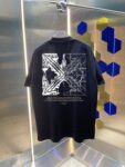 P80 OFF-white/2026春夏新款 洗水磨破320克圆领短袖tee 男女同款宽松版 吊牌 领标 洗水唛 三标齐全 颜色 :洗水黑 洗水白 洗水灰 洗水绿 洗水红 尺码 :S M L XL XXL ​ ​