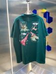P80 OFF-white/2026春夏新款 洗水磨破320克圆领短袖tee 男女同款宽松版 吊牌 领标 洗水唛 三标齐全 颜色 :洗水黑 洗水白 洗水灰 洗水绿 洗水红 尺码 :S M L XL XXL ​ ​