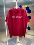 P80 OFF-white/2026春夏新款 洗水磨破320克圆领短袖tee 男女同款宽松版 吊牌 领标 洗水唛 三标齐全 颜色 :洗水黑 洗水白 洗水灰 洗水绿 洗水红 尺码 :S M L XL XXL ​ ​