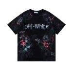 P70 off white新款宽松版短袖T恤 颜色：黑色 白色 尺码：S M L XL