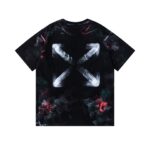 P70 off white新款宽松版短袖T恤 颜色：黑色 白色 尺码：S M L XL