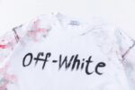 P70 off white新款宽松版短袖T恤 颜色：黑色 白色 尺码：S M L XL