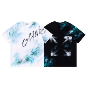 P70 off white新款宽松版短袖T恤 颜色：黑色 白色 尺码：S M L XL