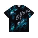 P70 off white新款宽松版短袖T恤 颜色：黑色 白色 尺码：S M L XL