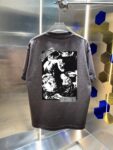 P80 OFF-white/2026春夏新款 洗水磨破320克圆领短袖tee 男女同款宽松版 吊牌 领标 洗水唛 三标齐全 颜色 :洗水黑 洗水白 洗水灰 褐色 尺码 :S M L XL XXL ​