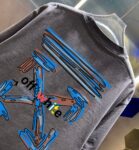 P80 OFF-white/2026春夏新款 洗水磨破320克圆领短袖tee 男女同款宽松版 吊牌 领标 洗水唛 三标齐全 颜色 :洗水黑 洗水白 洗水灰 褐色 尺码 :S M L XL XXL ​