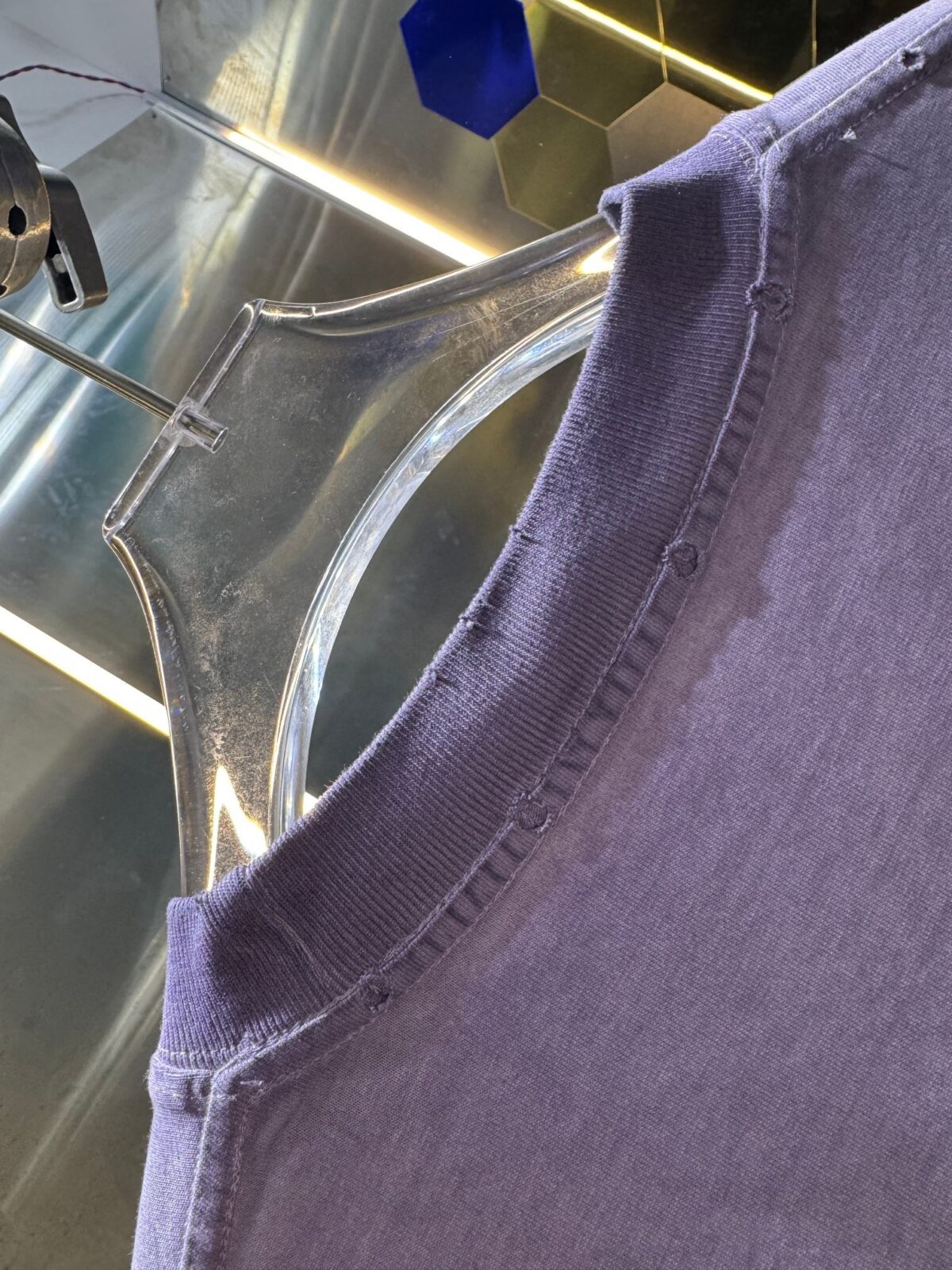 P80 OFF-white/2026春夏新款 洗水磨破320克圆领短袖tee 男女同款宽松版 吊牌 领标 洗水唛 三标齐全 颜色 :洗水黑 洗水白 洗水灰 洗水紫 尺码 :S M L XL XXL