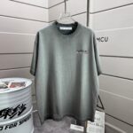 P80 OFF 2026春夏新款 洗水磨破320克圆领短袖tee 男女同款宽松版 颜色 :洗水深黑 洗水白 洗水灰 褐色 洗水红色 尺码 :S M L XL XXL 尺码： S （90-130斤） M （120-150斤） L （140-165斤） XL （160-180斤） XXL （180-210斤）