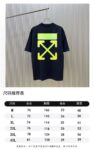 P70 （严控品质 ） 款式：off-white短袖T恤 面料：300克重双纱100%棉 罗纹：320克重索络纳1*1潮牌 工艺：印花 颜色：白 夜蓝 橙 红 黑 尺码：M—4XL 无性别区分 男女同款
