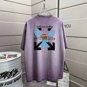 P80 OFF 2026春夏新款 洗水磨破320克圆领短袖tee 男女同款宽松版 颜色 :洗水深黑 洗水白 洗水灰 褐色 洗水紫色 尺码 :S M L XL XXL 尺码： S （90-130斤） M （120-150斤） L （140-165斤） XL （160-180斤） XXL （180-210斤）
