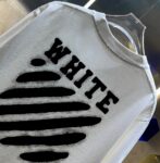 P80 OFF-white/2026春夏新款 洗水磨破320克圆领短袖tee 男女同款宽松版 吊牌 领标 洗水唛 三标齐全 颜色 :洗水黑 洗水白 洗水灰 褐色 尺码 :S M L XL XXL ​