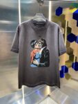 P80 OFF-white/2026春夏新款 洗水磨破320克圆领短袖tee 男女同款宽松版 吊牌 领标 洗水唛 三标齐全 颜色 :洗水黑 洗水白 洗水灰 褐色 尺码 :S M L XL XXL