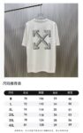 P70 （严控品质 ） 款式：off-white短袖T恤 面料：300克重双纱100%棉 罗纹：320克重索络纳1*1潮牌 工艺：印花 颜色：白 蓝 花灰 黑 尺码：M—4XL 无性别区分 男女同款