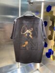 P80 OFF-white/2026春夏新款 洗水磨破320克圆领短袖tee 男女同款宽松版 吊牌 领标 洗水唛 三标齐全 颜色 :洗水黑 洗水白 洗水灰 褐色 尺码 :S M L XL XXL