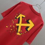 P70 （严控品质 ） 款式：off-white短袖T恤 面料：300克重双纱100%棉 罗纹：320克重索络纳1*1潮牌 工艺：印花 颜色：白 橙 炫酷蓝 红 黑 尺码：M—4XL 无性别区分 男女同款