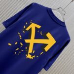 P70 （严控品质 ） 款式：off-white短袖T恤 面料：300克重双纱100%棉 罗纹：320克重索络纳1*1潮牌 工艺：印花 颜色：白 橙 炫酷蓝 红 黑 尺码：M—4XL 无性别区分 男女同款