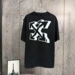 P80 《𝙉𝙚𝙬⚜️off》 2026春夏新款短袖T恤 32支275克双纱棉、做旧洗水炒雪花印花 颜色：白色 蓝色 黑色 灰色 码数：S M L XL XXL
