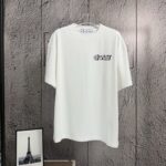P80 《𝙉𝙚𝙬⚜️off》 2026春夏新款短袖T恤 32支275克双纱棉、做旧洗水炒雪花印花 颜色：白色 蓝色 黑色 灰色 码数：S M L XL XXL