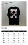 P70 （严控品质 ） 款式：off-white短袖T恤 面料：300克重双纱100%棉 罗纹：320克重索络纳1*1潮牌 工艺：印花 颜色：白 蓝 粉 黑 尺码：M—4XL 无性别区分 男女同款