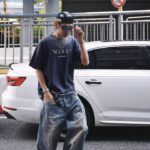 P80 《𝙉𝙚𝙬⚜️off》 2026春夏新款短袖T恤 32支275克重磅双纱棉、做旧洗水渐变印花 颜色：黑色 绿色 宝蓝色 码数：S M L XL XXL