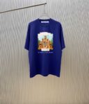P70 （严控品质 ） 款式：off-white短袖T恤 面料：300克重双纱100%棉 罗纹：320克重索络纳1*1潮牌 工艺：印花 颜色：白 炫酷蓝 花灰 黑 尺码：M—4XL 无性别区分 男女同款